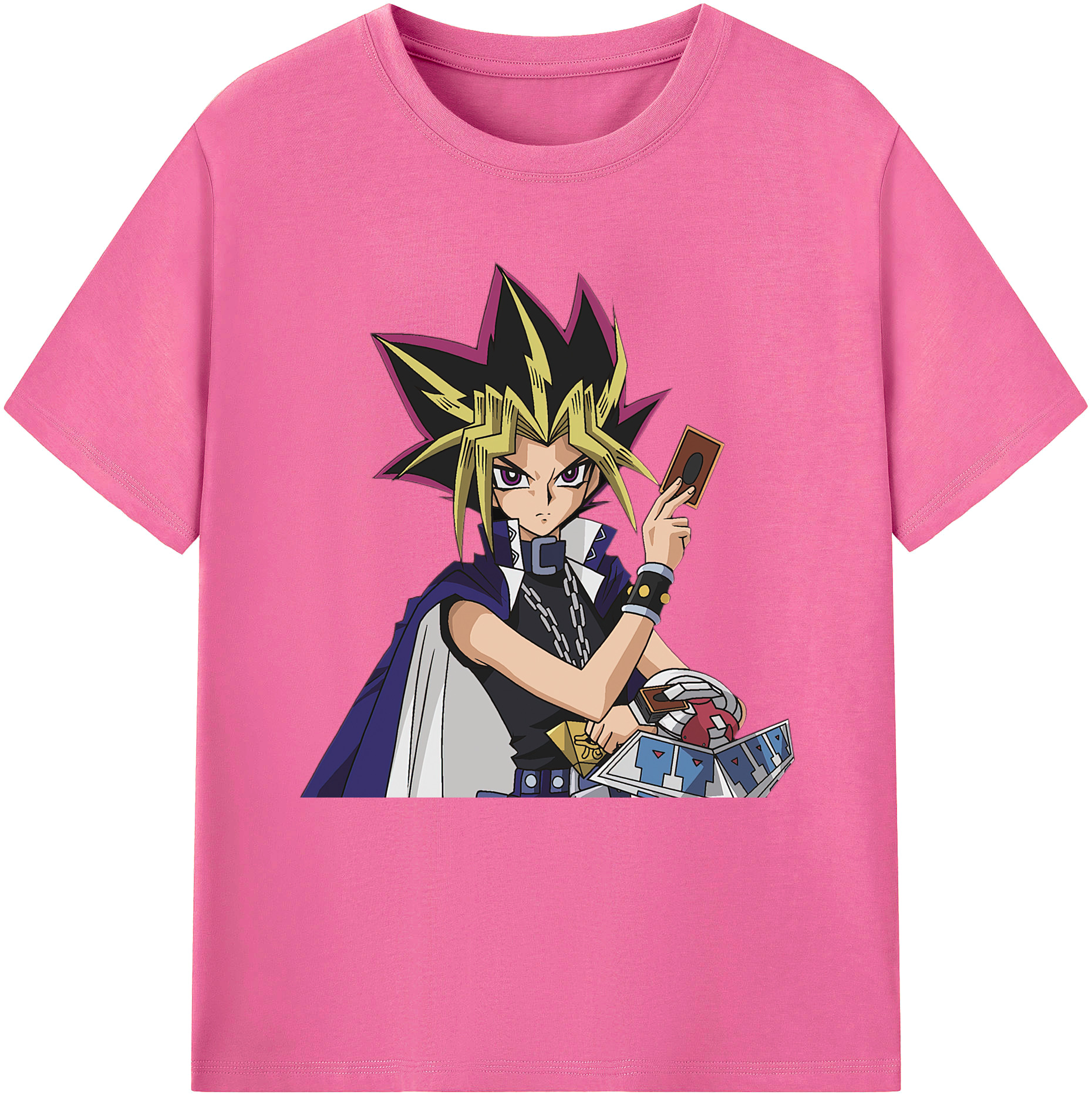 （画像用） 遊☆戯☆王 Yu-Gi-Oh! レディースカジュアルプリントTシャツ（綿100％）